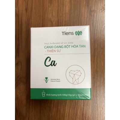1 gói nhỏ canxi tiens thiên sư dạng bột hòa tan canxi hữu cơ