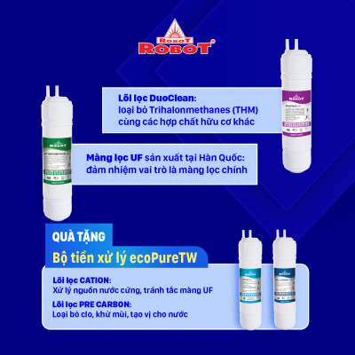 Máy Lọc Nước Điện Giải Ion Kiềm ROBOT ionMega 117 Dòng Máy Cơ - Hàng Chính Hãng