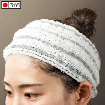 Khăn mũ trùm đầu khi tắm Towa Sangyo - Bản hẹp - Made in Japan