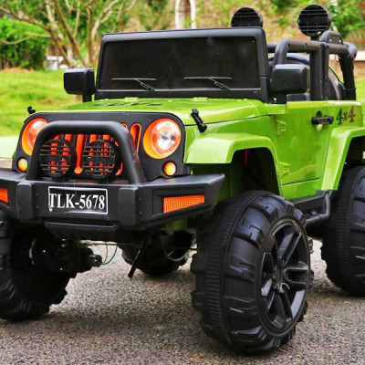 Xe ô tô điện trẻ em, xe oto điện cho bé 2 chỗ ngồi TILO KIDS TLK-5678 kiểu dáng địa hình siêu ngầu, có điều khiển từ xa, bluetooth, chế độ nhún