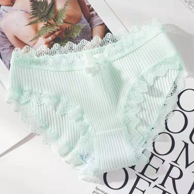 Combo 5 quần lót nữ gân tăm cao cấp phong cách Hàn Quốc (freesize 40-55kg) - N05