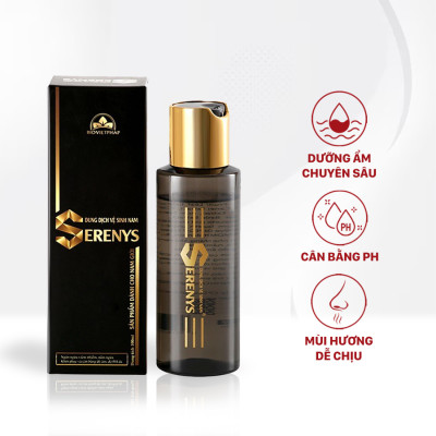 Combo 2 chai dung dịch vệ sinh làm sạch khô thoáng cho vùng nhậy cảm nam Serenys 100ml