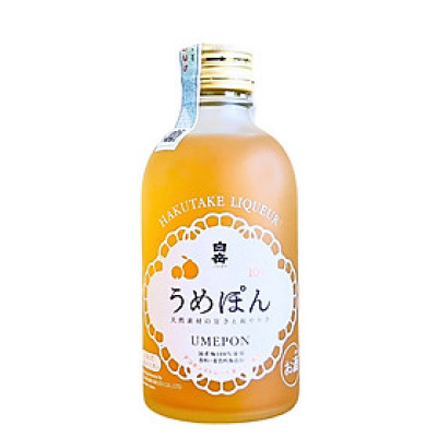 Rượu Mơ Umepon Hakutake Liqueur 10% 300ML (TAKAHASHI SHUZO)