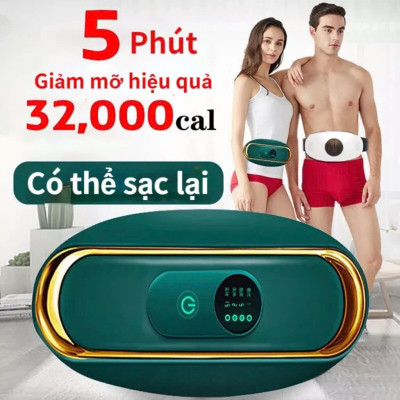 Đai Massage Bụng MX8 Cao Cấp - Máy Massage Rung Nóng Bụng Toàn Thân Cho Vòng Eo Thon Gọn Hiệu Quả