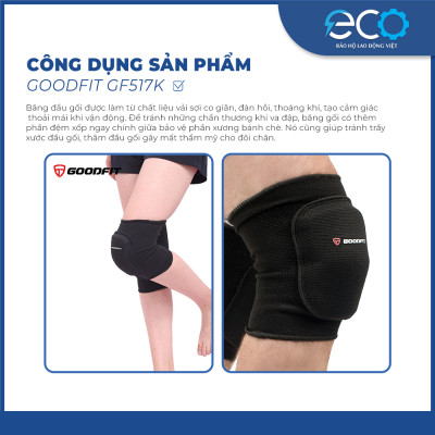 Băng bảo vệ đầu gối có đệm 517K chính hãng