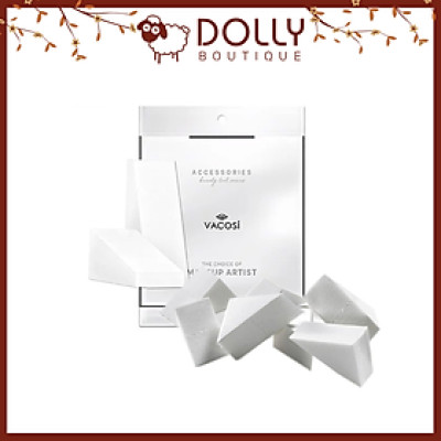 Bông Phấn Ướt Tam Giác Vacosi Pro PU01 (Bịch 12 Miếng)