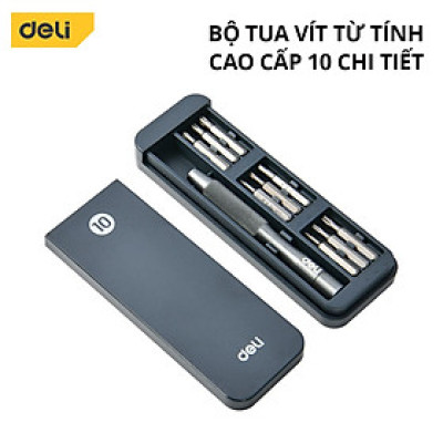 Bộ tuốc nơ vít 44 in 1 Deli  Cao Cấp Tua vít từ tính Sửa điện thoại, Máy tính, Ổ điện