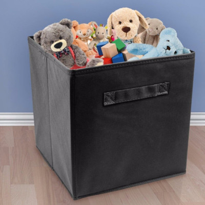 Bộ 2 Hộp Vải Đựng Đồ Đa Năng TD4 Gấp Gọn Cao Cấp, Túi Vải Thụy Điển Kích Thước 28x28x28cm Sang Trọng Không Nắp miDoctor