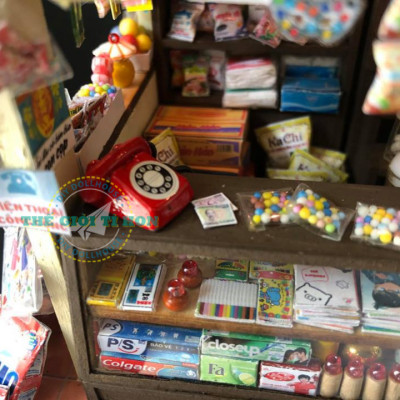 MÔ HÌNH TỰ LẮP RÁP DIY SÀI GÒN XƯA VÀ NAY - TIỆM SẠP KHÔ - SG01