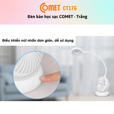Đèn Bàn - Đèn Sạc 2 Trong 1 LED COMET CT176
