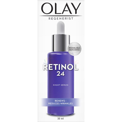 Tinh chất trẻ hóa da ban đêm Olay Regenerist Retinol 24 Night Serum (30ml) - Hàng chính hãng