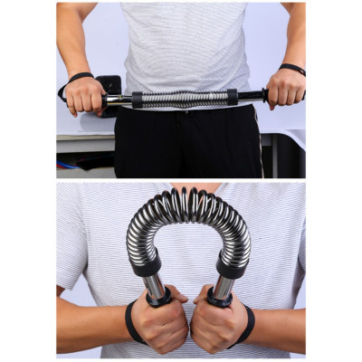 Gậy Bẻ Tập Cơ Tay Gậy Lò Xo Lực 20kg,25kg,30Kg,40kg,50kg,60kg - Thanh Lò Xò Tập Tay Tại Nhà Cao Cấp - Hàng Chính Hãng MINIIN