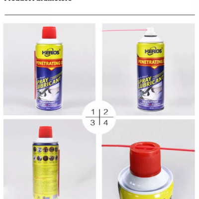 Chai Xịt Bôi Trơn Chống Gỉ Sét Cao Cấp HERIOS LA-009 Công Nghệ Đức 450ml