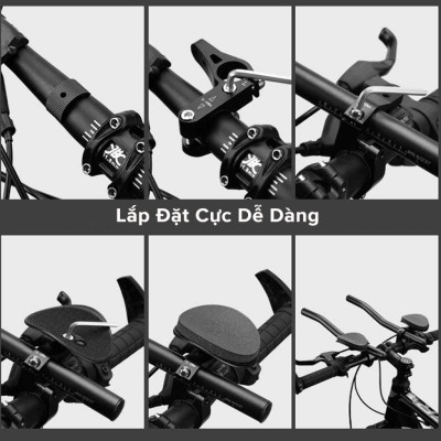 Tay nghỉ xe đạp thể thao đường trường dododios hợp kim nhôm chắc chắn