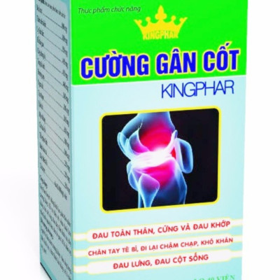 ￼Cường gân cốt vai gáy Kingphar -Lọ 40 viên-Giúp hoạt huyết ,Thông kinh lạc,Hỗ trợ giảm tình trạng đau mỏi xương khớp
