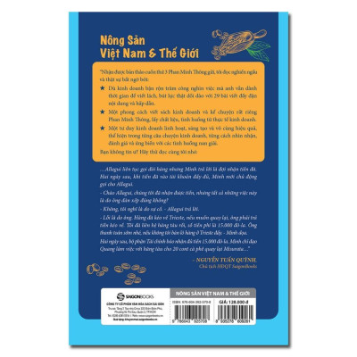 Sách - Nông Sản Việt Nam & Thế Giới - Tác giả Phan Minh Thông - Saigon Books