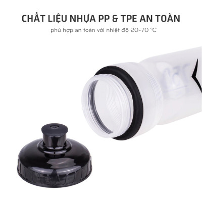 Chai Nước Xe Đạp 650ml YQ650 Chất Liệu Nhựa PP An Toàn Dễ Dàng Vệ Sinh (không kèm giá đỡ bình nước xe đạp) MaiLee