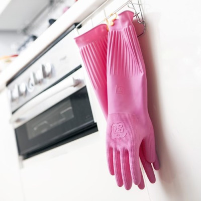 [HÀNG TẶNG] Bộ 2 Đôi Găng Tay Cao Su Có Móc Treo Size M-37cm