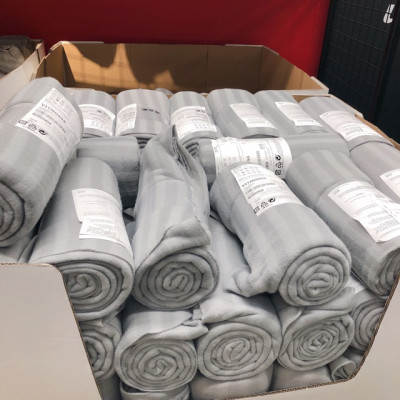 Chăn Ngủ Văn Phòng Chăn Du Lịch Giữ Ấm Màu Trơn Cho Nam Cao Cấp - Kích  Thước(160cm * 120cm)- Hàng Chính Hãng MINIIN