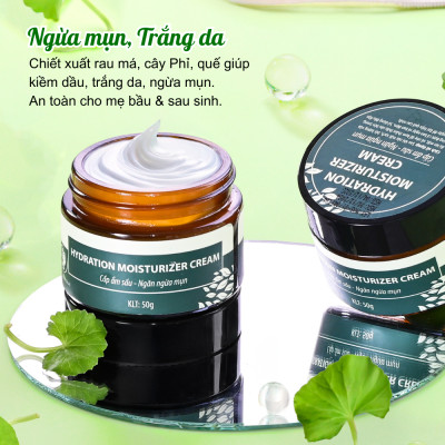 Bộ trắng da, sạch mụn và nám cơ bản ngày đêm Wonmom (1 Kem nghệ tươi + 1 Serum mụn + 1 Kem cấp ẩm
