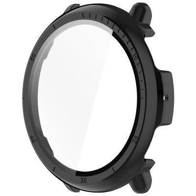 Ốp Case PC Mặt Kính Cường Lực chống va đập cho Amazfit Active 2 - Hàng Chính Hãng