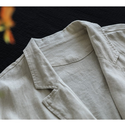 Áo Blazer Linen Nữ Dài Tay 1 Lớp Mẫu Mới Phong Cách Hàn Quốc Áo Vest Blazer Nữ Khoác Ngoài Chất Linen Cao Cấp Haint Boutique Bz03