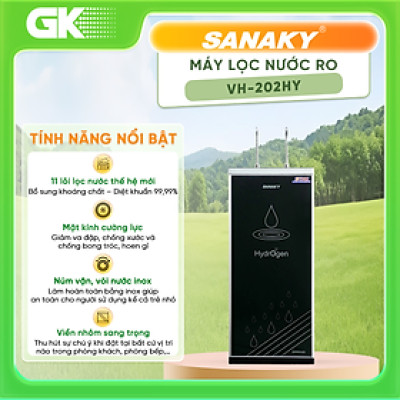 Máy Lọc Nước Nóng Lạnh Sanaky VH-202HY - Hàng Chính Hãng (Chỉ Giao HCM)