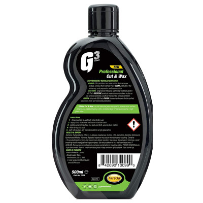 Lơ loại bỏ vết trầy và bảo vệ bề mặt sơn Ô tô, Xe máy G3 Pro Cut % Wax 