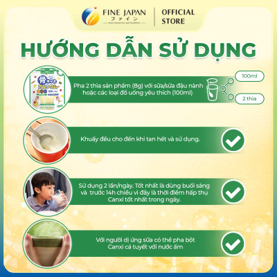 [Vị trái cây tổng hợp] Bột Canxi cá tuyết Bone