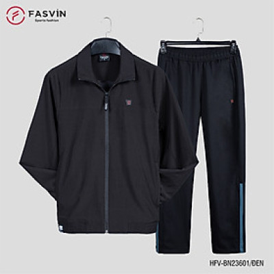 Bộ quần áo gió nữ 2 lớp FASVIN BN23601.HN vải thể thao cao cấp 02 lớp hàng chính hãng