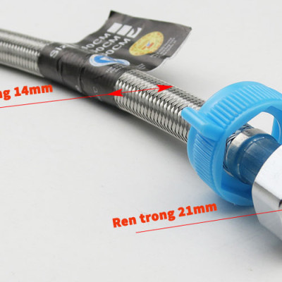 Dây cấp nước nóng - lạnh Inox 304 Eurolife EL-X22-1 (60cm)