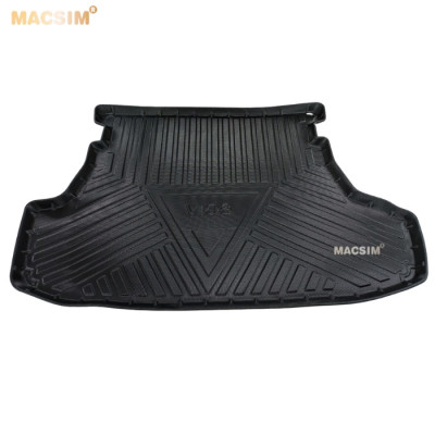 Thảm lót cốp Vios 2014-2022 (qd) nhãn hiệu Macsim chất liệu tpv cao cấp màu đen