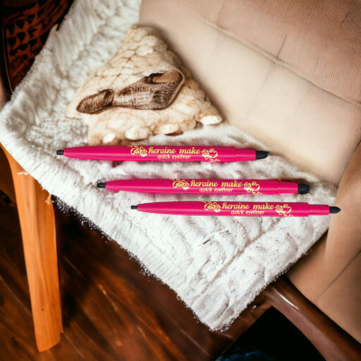 Bút Chì Sáp Kẻ Mí Mắt Không Trôi Nét Vẽ Tự Nhiên Dạng Xoay Màu Nâu Kissme Heroine Make