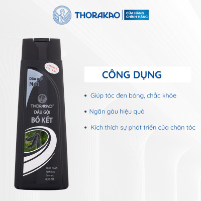 Dầu Gội Bồ Kết Thoraka Dưỡng Tóc Đen Bóng Suôn Mượt 750ml