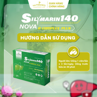 Viên uống Silymarin 140 hỗ trợ giải độc, bảo vệ và tăng cường chức năng gan (30 viên) - Nutramed