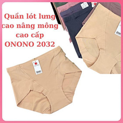 Quần lót lưng cao nâng mông cao cấp ONONO 2032 form to thấm hút mồ hôi, Size XL