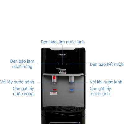 Máy Nước Nóng Lạnh Toshiba RWF-W1669BV(K1) 650W - Hàng chính hãng