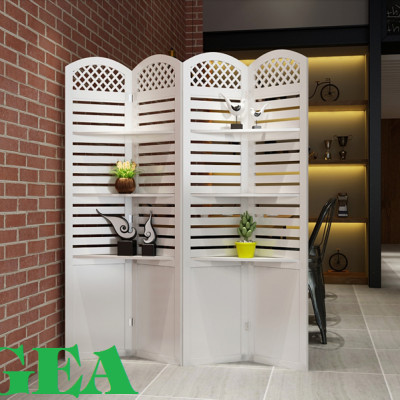 Bình Phong Sọc Ngang 2 Cánh Có Kệ