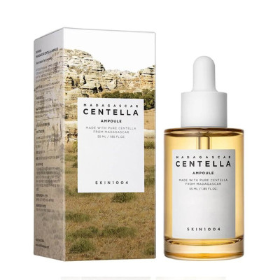 Bộ 4 Sản Phẩm Dưỡng Da Giảm Mụn, Phục Hồi Da Skin1004 Madagascar Centella (Cleansing Foam 125ml + Toner 210ml + Serum 55ml+ Cream Soothing 75ml)