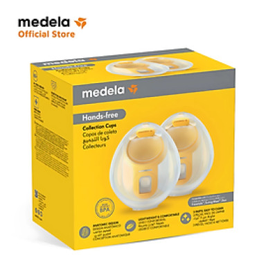 Medela Cúp hút sữa rảnh tay Hands-free (2 chiếc - không bao gồm động cơ) | Phụ kiện máy hút sữa