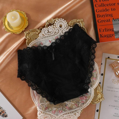 COMBO 5 QUẦN LÓT NỮ THUN LẠNH PHỐI REN LƯNG CHÉO 1720