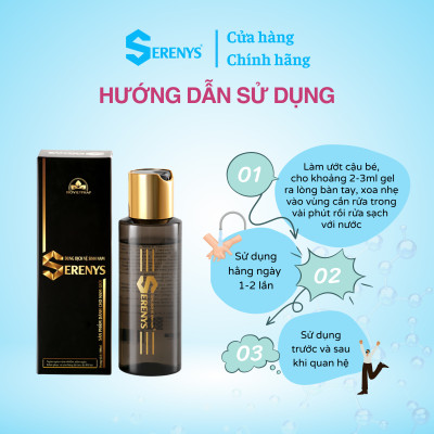 Dung dịch vệ sinh khử mùi phụ khoa nam giới SERENYS - 100ml