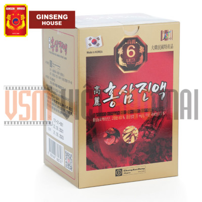 Thực Phẩm Chức Năng Chong Kun Dang Nước Hồng Sâm 6 Năm - 6 Years Korean Red Ginseng Eextract Liquid (70ml x 30 gói) - Giao nhanh 2h