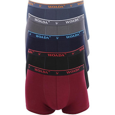 Bộ 5 Quần Lót Nam Woada Boxer 20 - Màu Ngẫu Nhiên