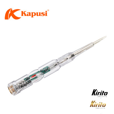 Bút thử điện cao cấp KAPUSI Japan kháng nước, nhựa trong suốt cách điện, chịu nhiệt