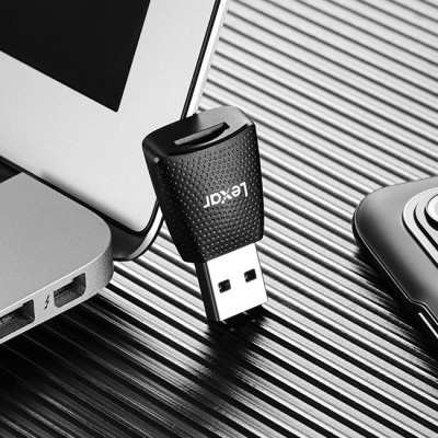 Đầu đọc thẻ nhớ Lexar LRW330U microSD USB 3.2 Type A Gen 1, Tốc độ đọc 170Mb/s - Hàng chính hãng