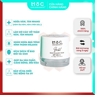 KEM NGỪA NÁM - TÀN NHANG, ĐỒI MỒI -COLLAGEN 20G - MỘC