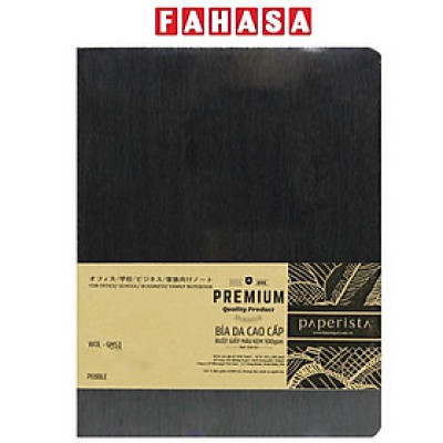 Sổ Da Bìa Mềm Vân Gỗ A5 - Không Kẻ Có Chấm - 200 Trang 100gsm - Blueangel WOL-GM53