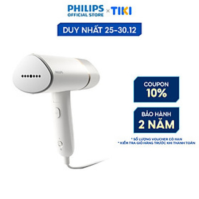 Bàn Ủi Hơi Nước cầm tay PHILIPS STH3020 /10 |1000W| gập lại được - Hàng Chính Hãng