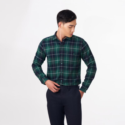 Áo sơ mi dạ dài tay nam May 10 dáng Regularfit mã 010122406 16